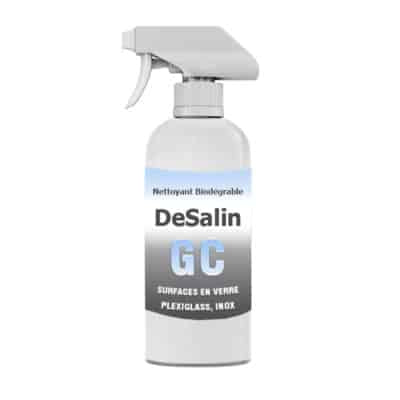 DeSalin GC Nettoyant surfaces vitrées, inox, plexiglass: effet antistatique, antireflet