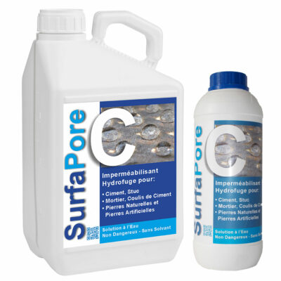 Superficie mineral repelente al agua con protección impermeable SurfaPore C