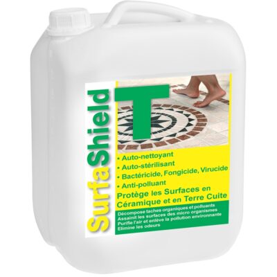 SurfaShield T Auto nettoyant, dépolluant, surface peu poreuse, carrelage, pierre, bâtiment, monument