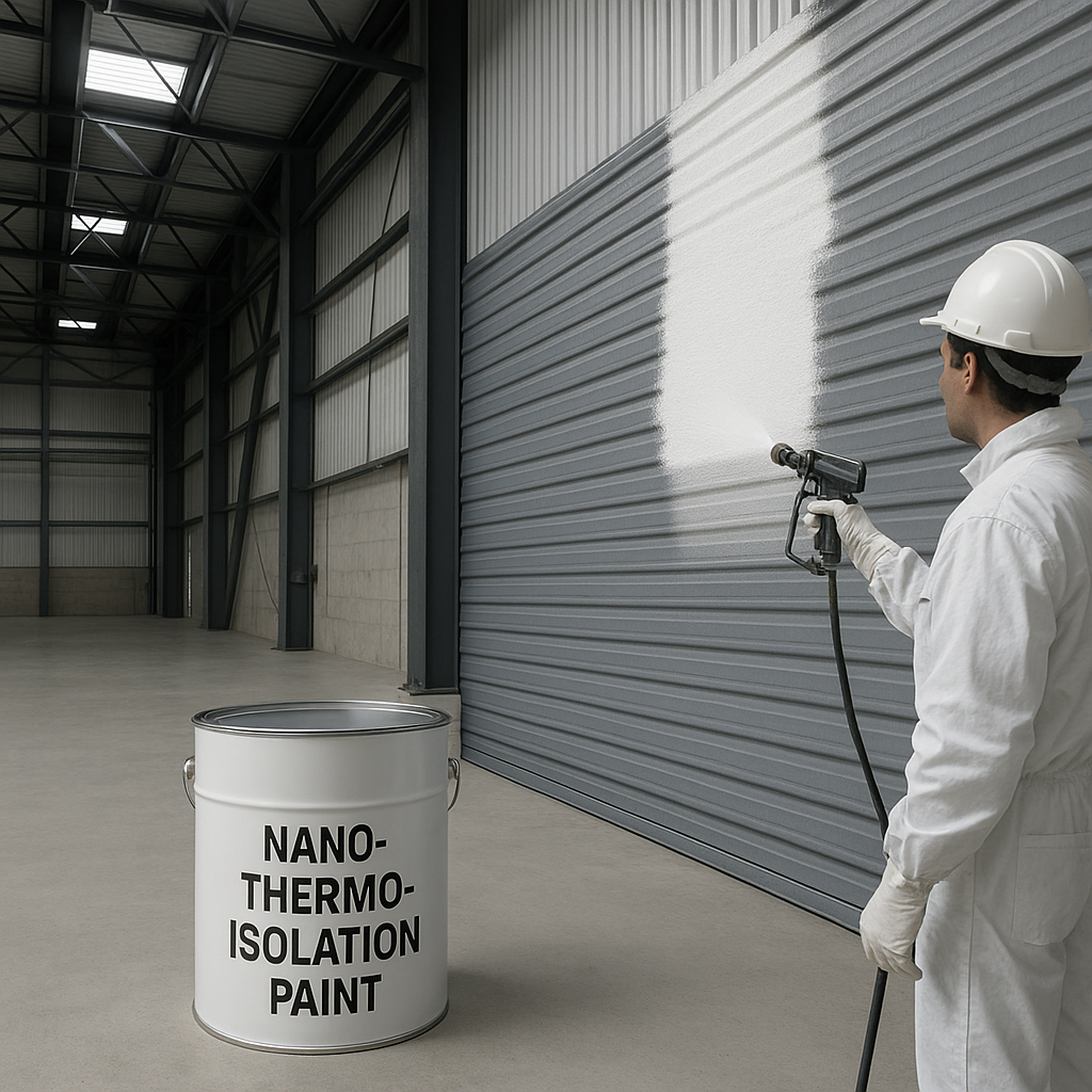 Les nouvelles peintures nano-thermo-isolantes révolutionnent le bâtiment industriel